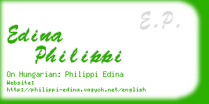 edina philippi business card